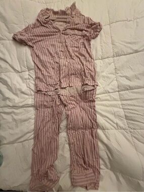 Target Stars Above Pink Striped Pajama Set